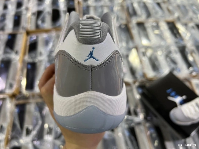Rep Onekick 11 Cement AV2187-140 Air Grey Jordan Low 0812